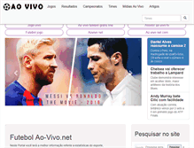 Tablet Screenshot of ao-vivo.net